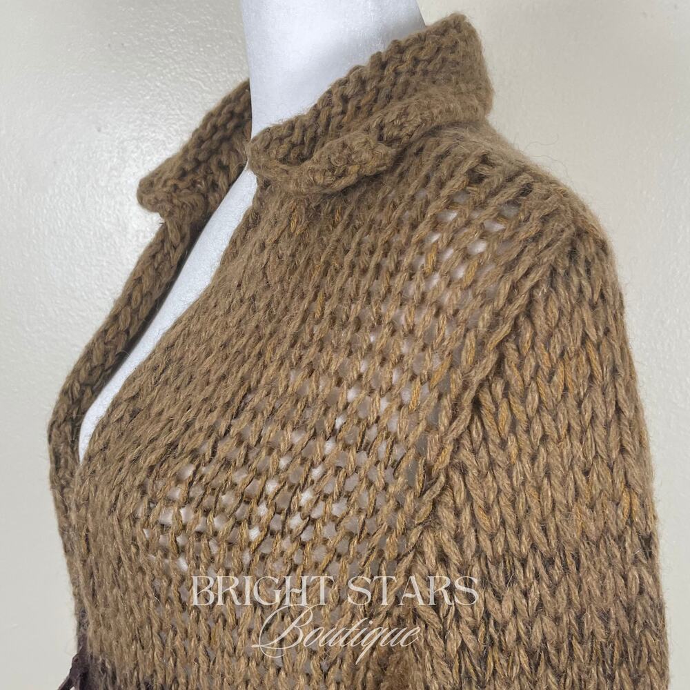 Rare Vintage Knit Ombre Knit Duster Cardigan ASO Mary-Kate Olsen ALT Willow - Picture 10 of 12